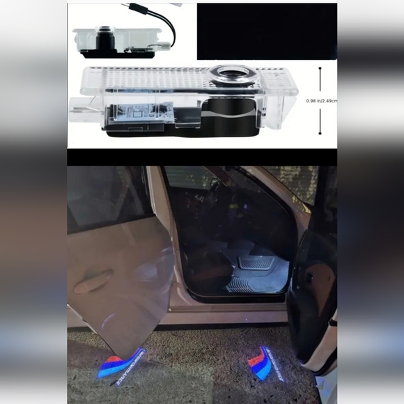 New 4 BMW performance car door projector lights plug and play - Picture 6 of 6